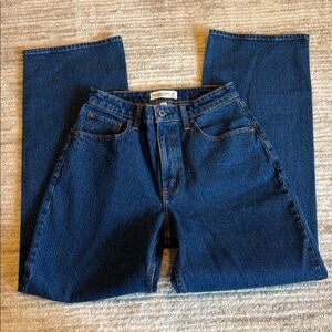 NWT Abercrombie & Fitch| High Rise 90’s Relaxed Jeans Women Jeans - Dark Blue